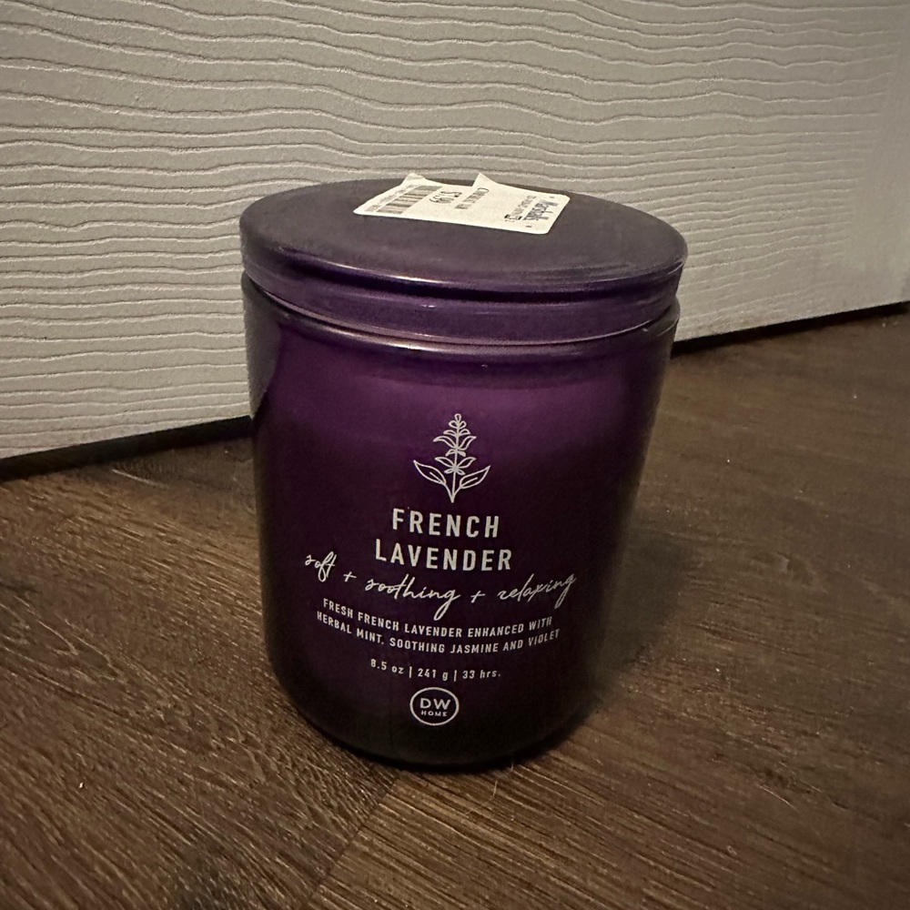 DW Home French Lavender Candle - Purple